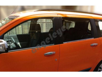 Nerezové okenné lišty Dacia Lodgy, od rv. 2012-