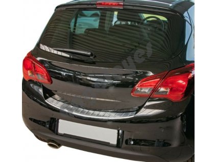 Nerezová ochranná lišta matná na nárazník Opel Corsa E