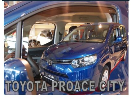 Deflektory na okná pre TOYOTA PROACE CITY 3D