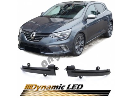 Dynamické led smerovky pre Renault Megan 4