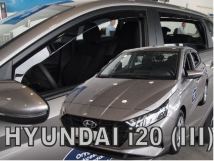 Deflektory na okná pre Hyundai i20 III, od rv. 2020-, 2ks