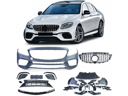 Predný nárazník pre Mercedes E W213 štýl AMG, komplet