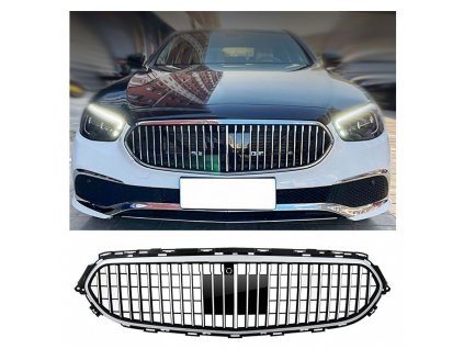 Mercedes Benz E W213 Exclusive Facelift predná maska Maybach štýl, chrómová