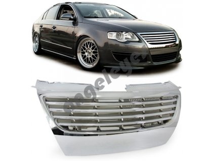 VW Passat 3C predná chrómová maska pre parkovací systém