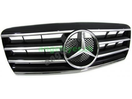 Mercedes E W210 predná čierna maska, rv. 95-99