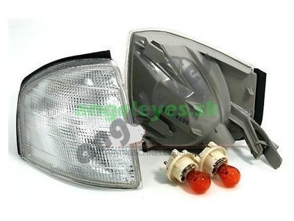 Mercedes C W202 biele predné smerovky