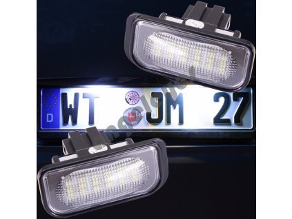 LED osvetlenie ŠPZ pre Mercedes C W203 sedan