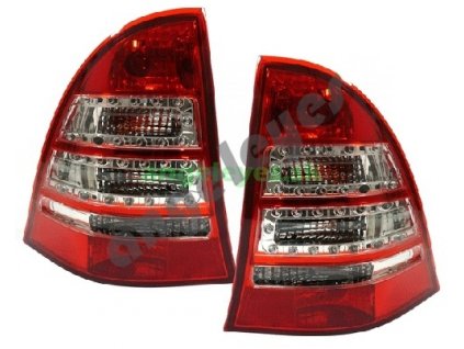 Mercedes W203 C Kombi zadné červeno - číre svetlá, rv. 00-04