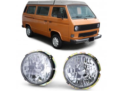 VW T2 predné číre svetlá