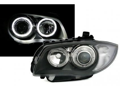 Predné svetlá Angel Eyes s parkovacími krúžkami pre BMW E87...