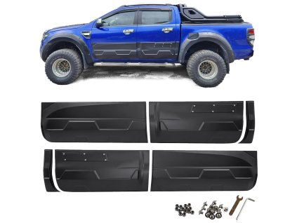 Bočné lišty na dvere Ford Ranger
