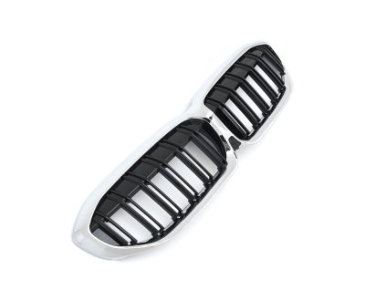 Maska ​​chladiča BMW 3ER G20 G21 2019-2022 chróm + čierna