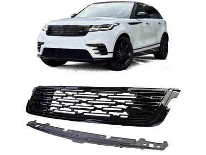 Predná čierna lesklá maska Range Rover Velar nový vzhľad  L560 2017-2023