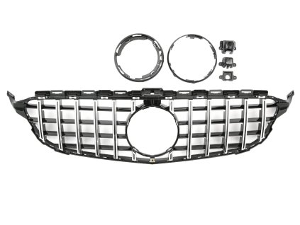 Maska Panamericana GT Mercedes W205 2014-2021 s chrómom