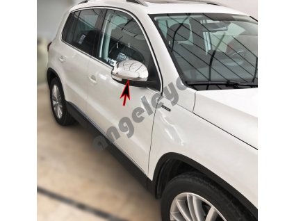 Nerezové kryty zrkadiel Tiguan I, Seat Alhambra 2, VW Sharan...