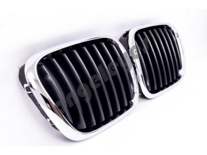 Predná maska BMW X5 E53 rv.99-03 čierno chrómová