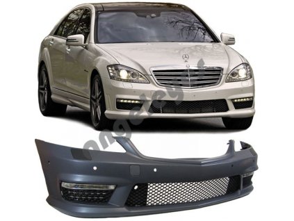 Predný nárazník AMG pre Mercedes W221