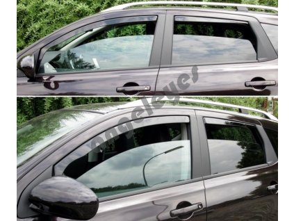 Deflektory na okná pre BMW 5 E60/E61, 2ks