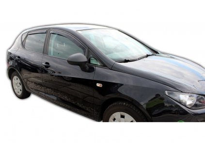 Deflektory na okná pre Seat Ibiza 6J hatchback od rv. 2008 - 2017, 4ks