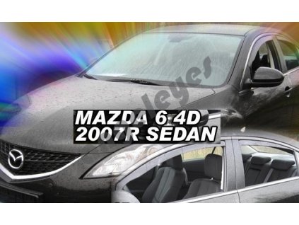 Deflektory na okná pre Mazda 6 rv. 07-12, 4ks