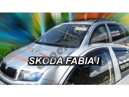 Deflektory na okná pre Škoda Fábia 1, 4ks