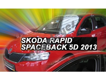 Deflektory na okná pre Škoda Rapid, 4ks