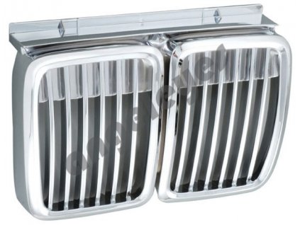BMW E30 predná chrómová maska