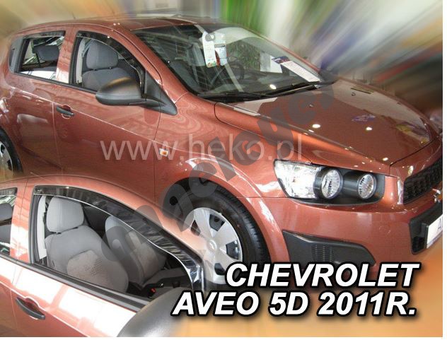 Deflektory na okná pre Chevrolet Aveo rv. 2011, 2ks