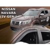 Deflektory na okná pre Nissan Navarra, 2ks