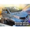 Deflektory na okná pre Nissan Note E12, 2ks