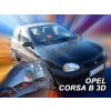 Deflektory na okná pre Opel Corsa B, 4ks