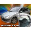 Deflektory na okná pre Peugeot 206, 4ks