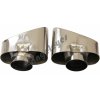 Koncovky výfuku pre BMW X5 E70, 135 mm x 140 mm x 75 mm
