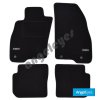 Čierne koberce pre Fiat Punto 3, od rv. 2012-