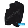 Čierne koberce pre Fiat Punto 3, od rv. 2012-