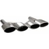 Koncovka výfuku pre Mercedes E W211 ; 380 mm x 255 mm x 70 mm