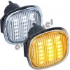 Bočné LED smerovky chrómové Audi, Škoda, Seat