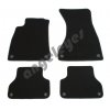 Čierne kvalitné premium koberce pre Audi A4 B9