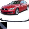 Predný spojler pre BMW 3 F30 čierny lesklý pre sériový nárazník