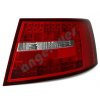Audi A6 4F 04-08 zadné LED svetlá červeno-biele 6-pin