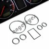 Chróm krúžky na tachometer pre Audi A4, A6
