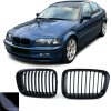 BMW E46 čierna lesklá maska limuzína,Touring 98-01, Compact