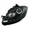Seat Leon,Altea 09-13 predné svetlá s led ,čierne