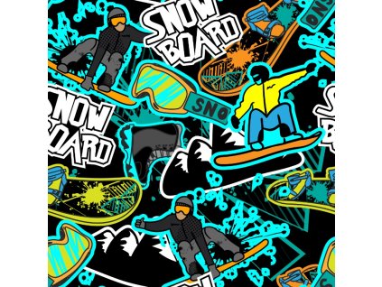 Snowboard race