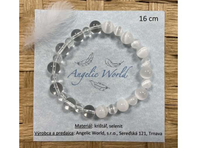 Naramok Stvoritel Zdroj selenit, kristal 16cm