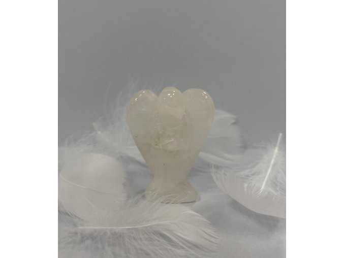 Anjelik 4cm kristal 3 anjeli