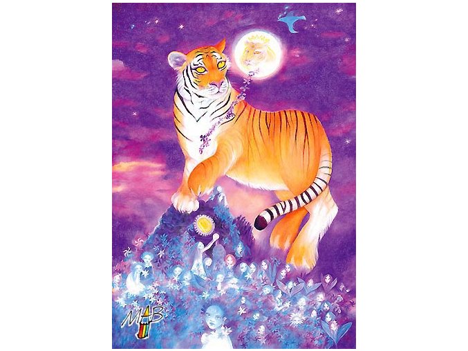 Tiger and the Moon