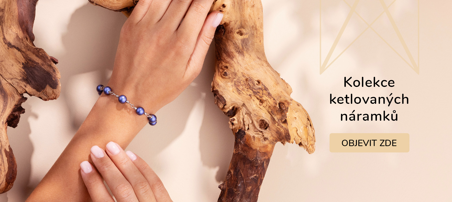 Dámské perlové náramky ketlovaná kolekce