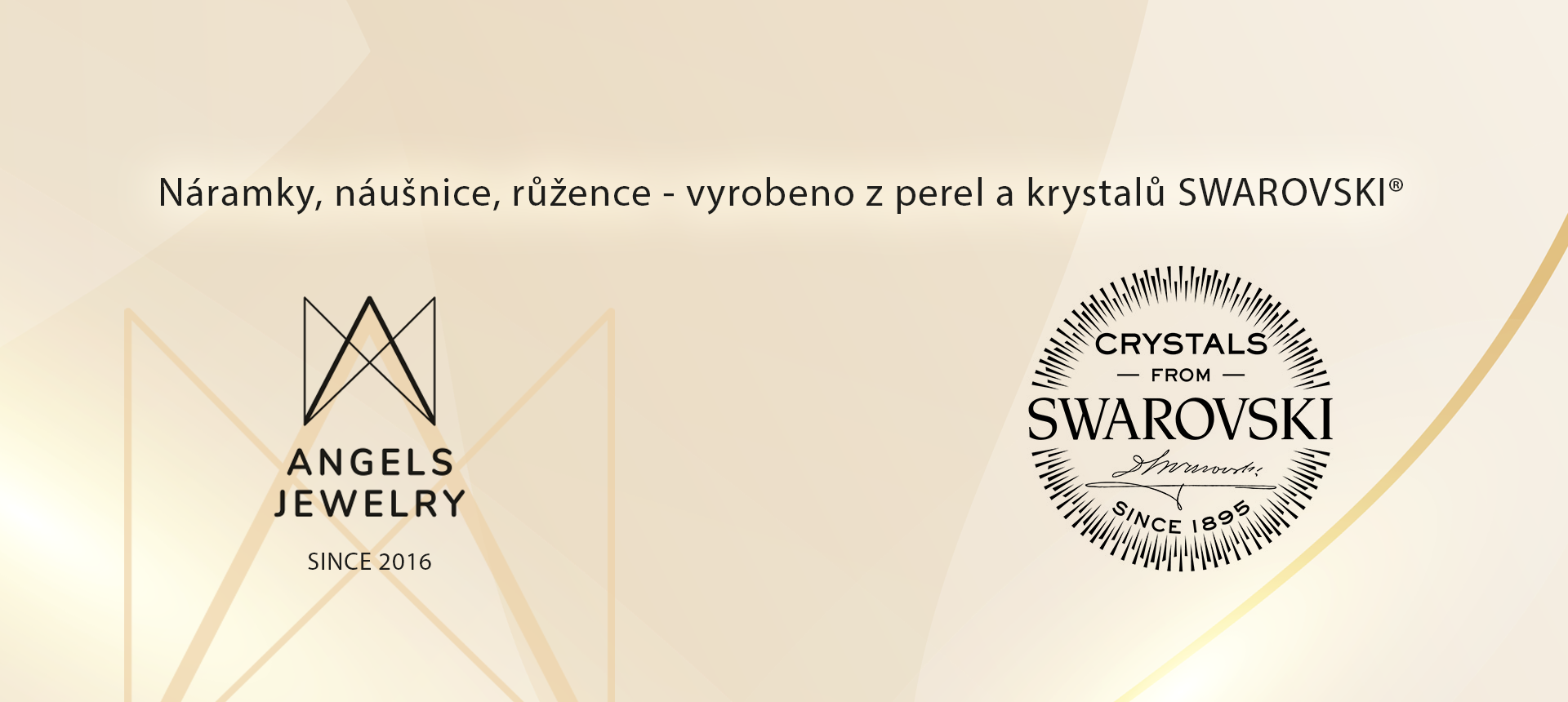 Vyrobeno z perel a krystalů Swarovski