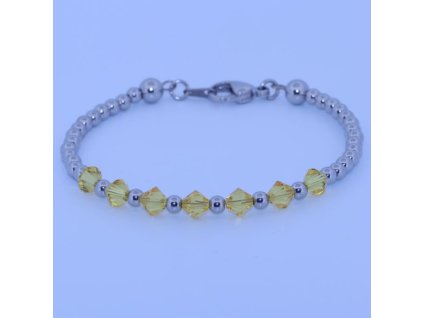 Čakrový náramek na 2 čakru ze Swarovski